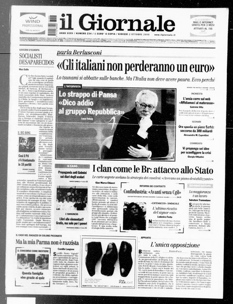 Il giornale : quotidiano del mattino